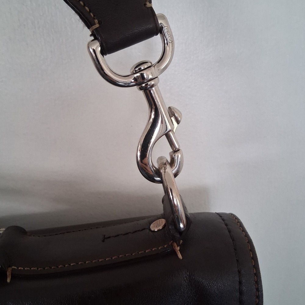 Vtg Coach F70096 Thompson Brown Leather Messenger Briefcase Laptop Bag Restored - Picture 9 of 16